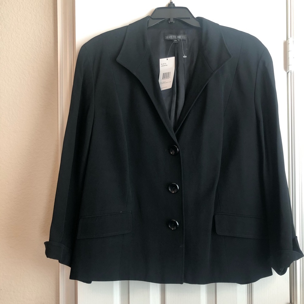 Lafayette 148 Black Blazer